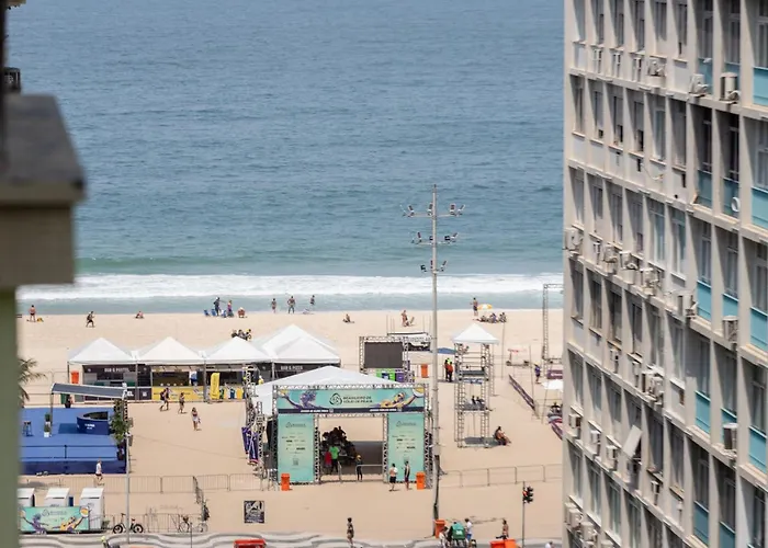 Apartamento Em Copacabana 1 Quarto Com Vista Mar Perto Da Praia Rio de Janeiro